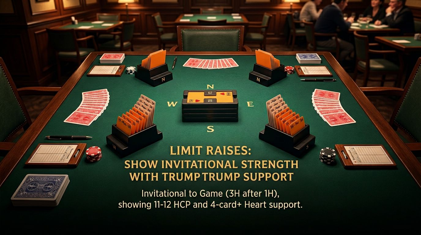 Kroll uses 3♣ in 2/1 Game Force methods over an uninterrupted one-major opening to show a limit raise with exactly th...