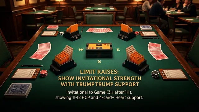 Kroll uses 3♣ in 2/1 Game Force methods over an uninterrupted one-major opening to show a limit raise with exactly th...
