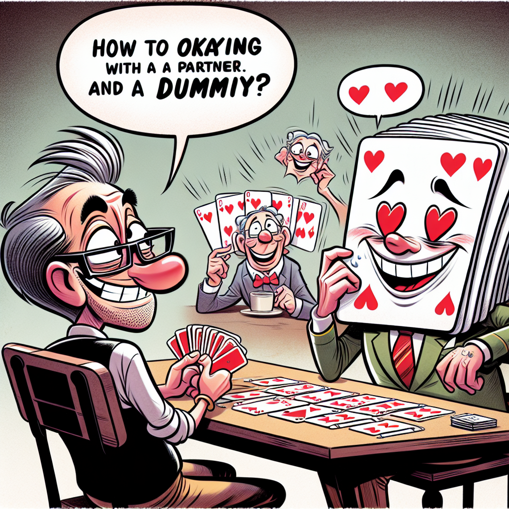 “Why did the bridge player refuse to date the deck of cards? Because he heard there were too many hearts to deal with! 😂🃏

Stay strong bridge lovers, and remember, in bridge relationships, it’s okay to have a partner and also a dummy! 💪👫❤️

#BridgedOverRomance #BridgeBanter #CardGameHumor #BridgeLife”